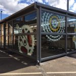 Bespoke bike compound at Newark Station
